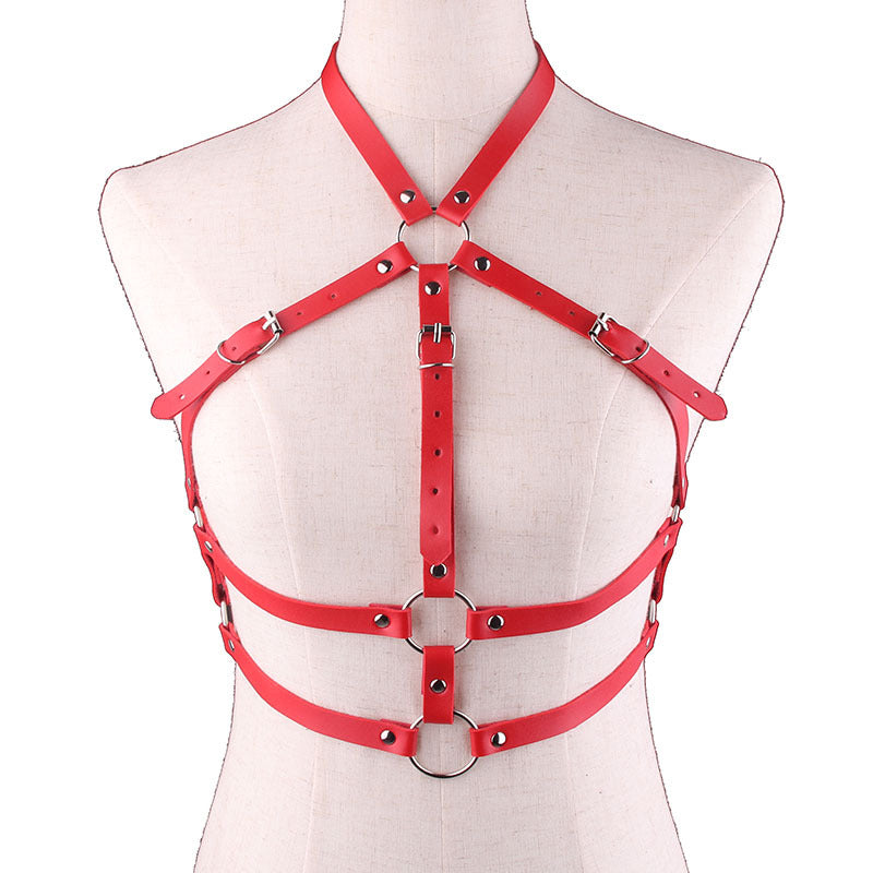 Collar Electra — polipiel con hebilla metálica