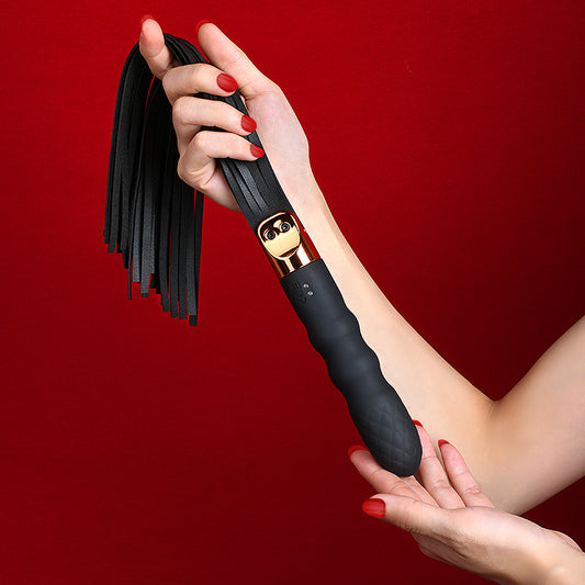 Látigo vibrador Kiara — silicona recargable