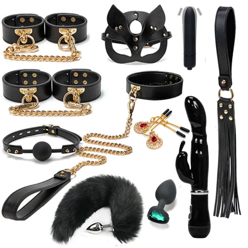 Kit Alejandría — bondage en cuero auténtico