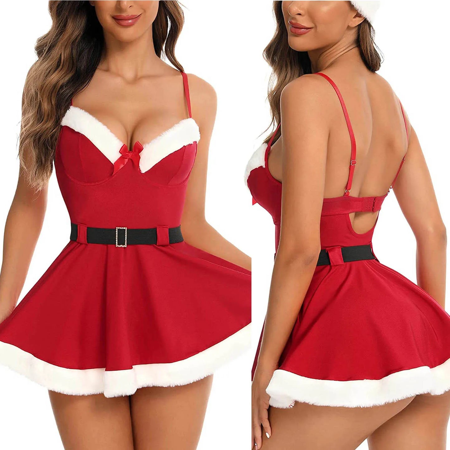 Camisón Dánae — Navidad con cinturón