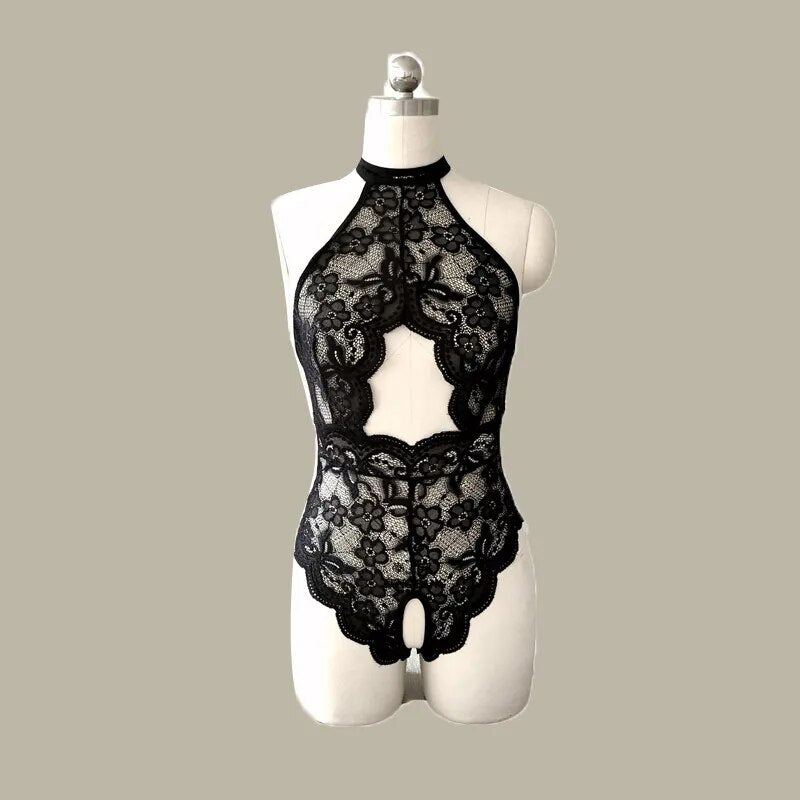 Body Minerva — encaje negro o burdeos