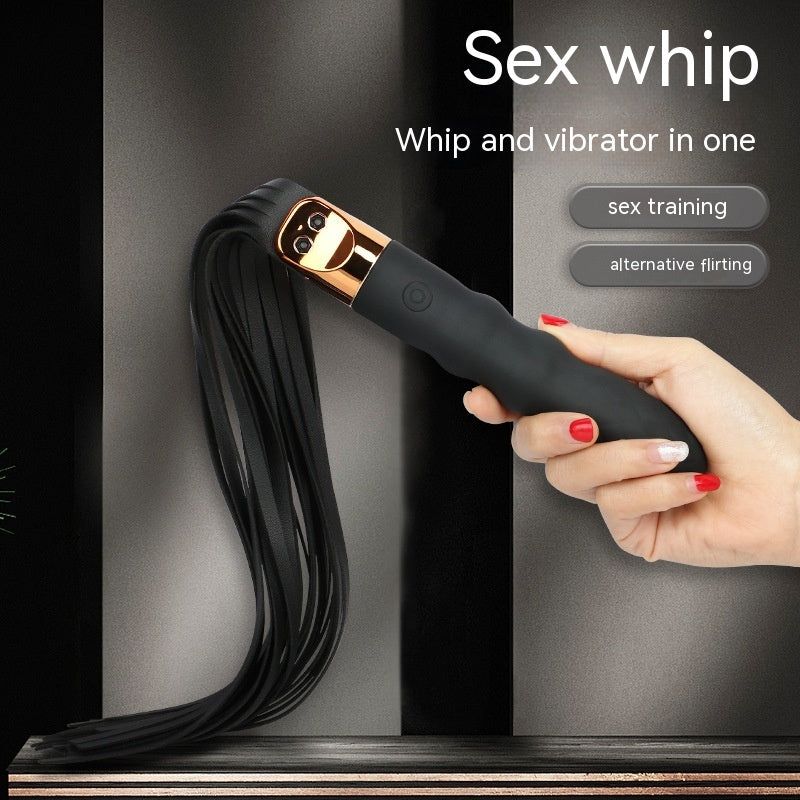Látigo vibrador Kiara — silicona recargable