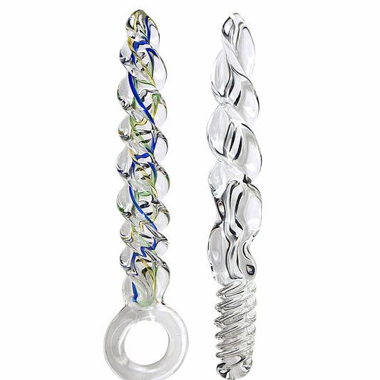 Plug de cristal Aurora — borosilicato templado