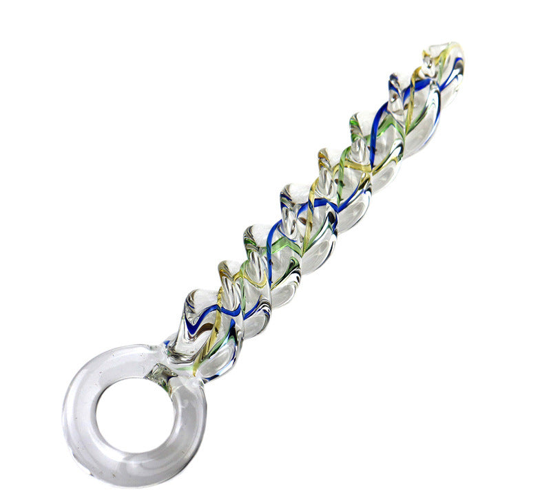 Plug de cristal Aurora — borosilicato templado